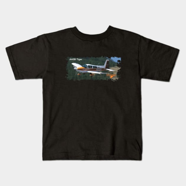 Grumman Tiger low pass Kids T-Shirt by GregThompson
